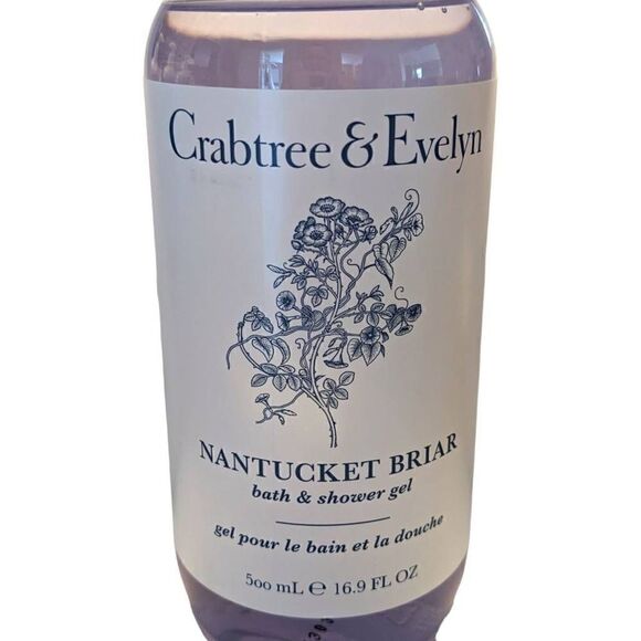 Crabtree‎ & Evelyn Nantucket Briar Bath Shower Gel 16.9 fl oz Hard to Find Scent - Picture 3 of 4